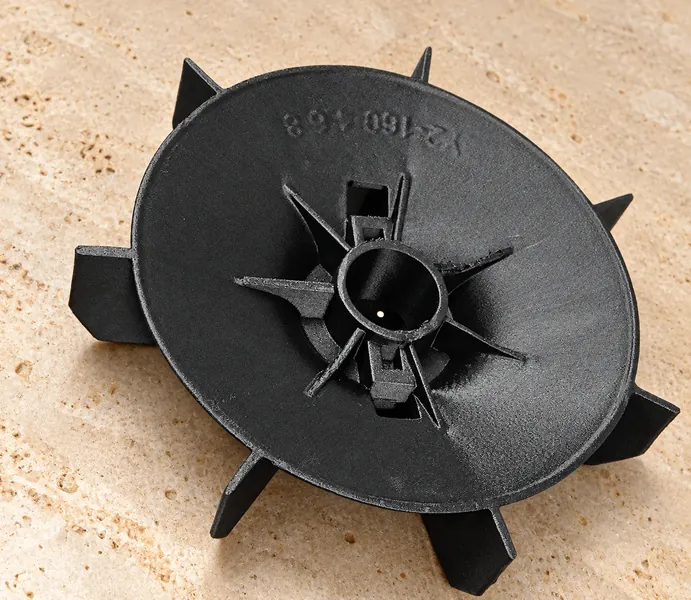 Electric motor cooling fan