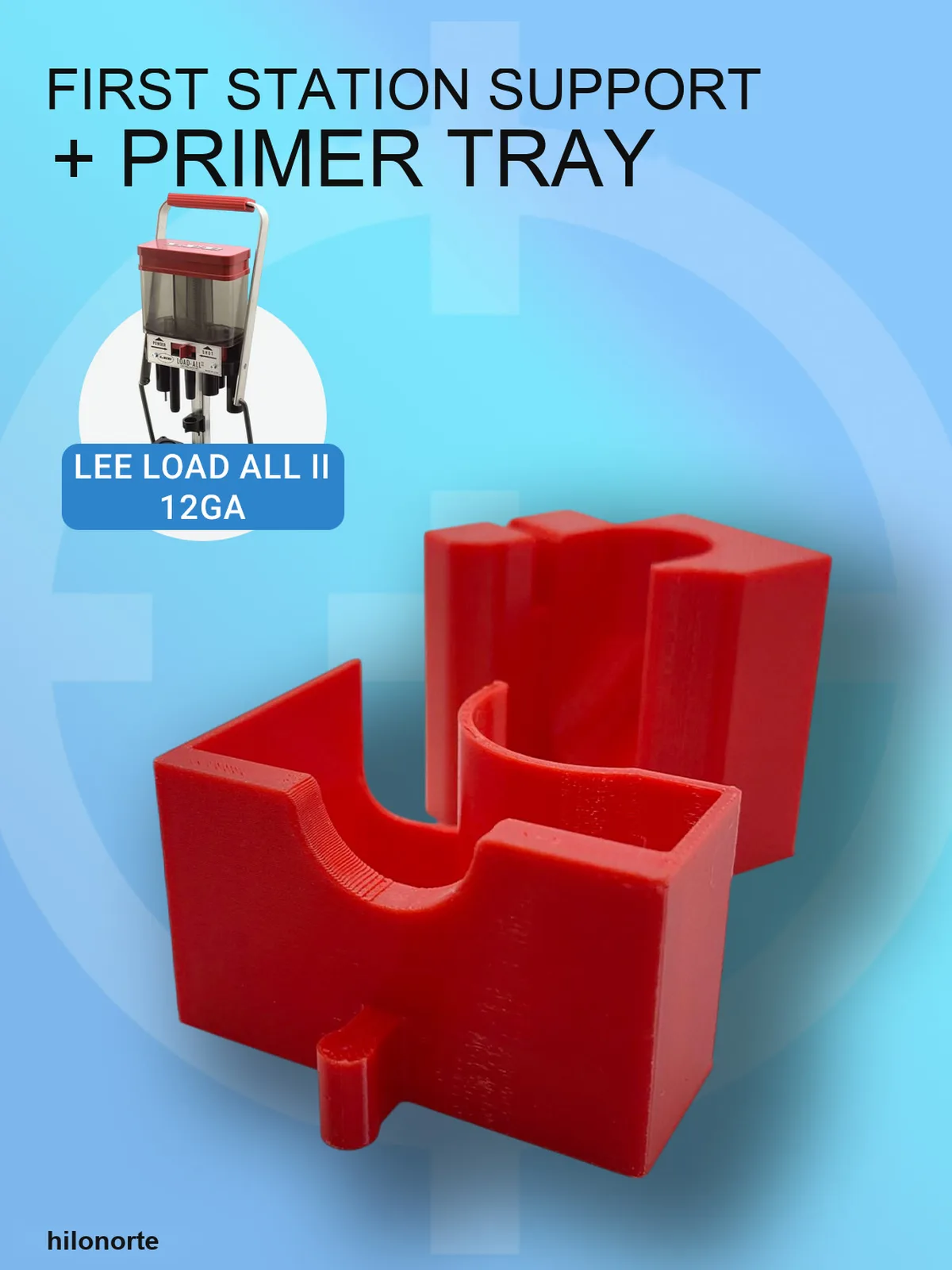 First-post support + primer tray for Lee Load-All 2