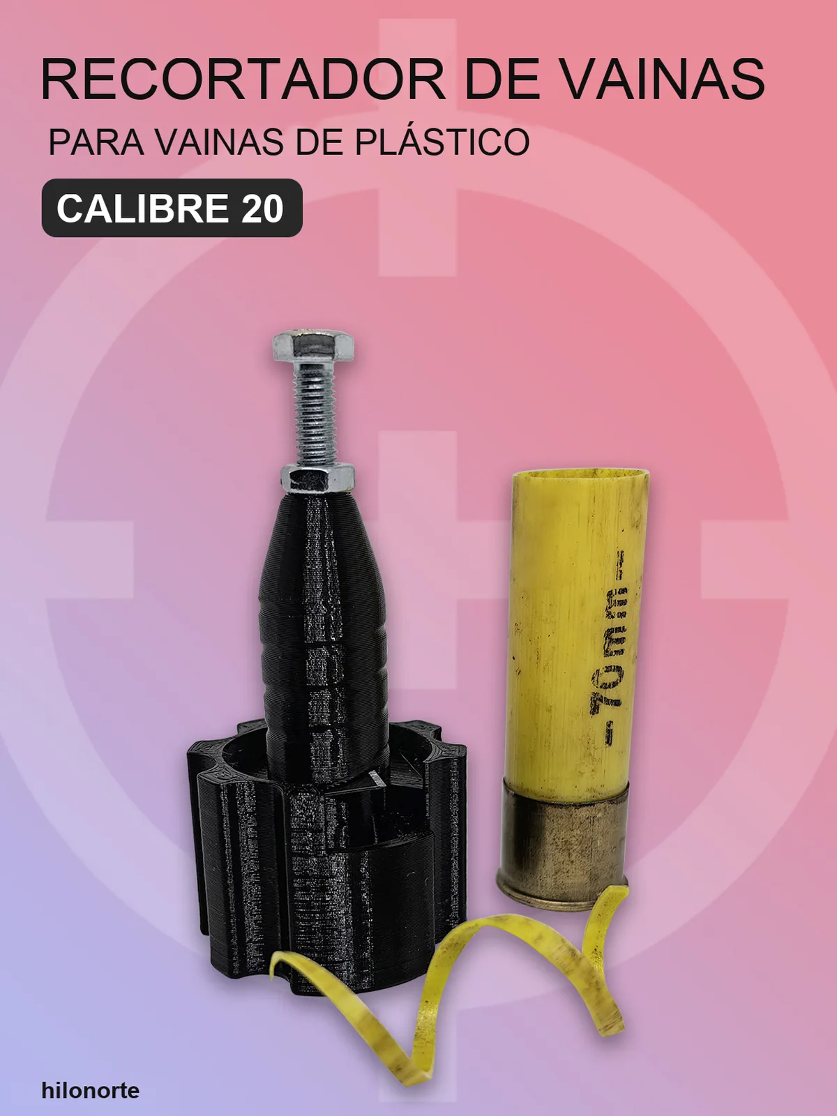 Recortador de vainas de plástico, calibre 20